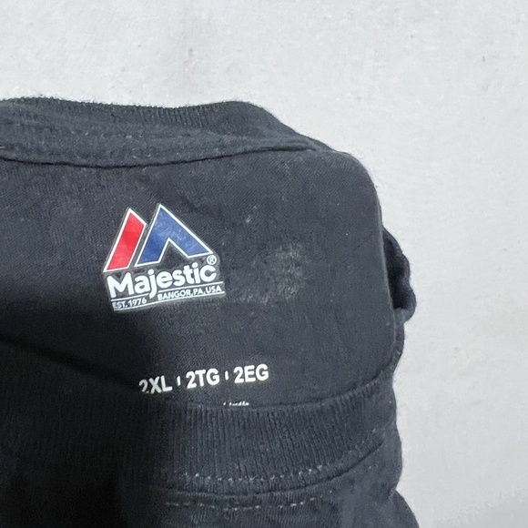 Majestic Men Black Tee Shirt Minnesota Twins Casual Size XXL - Picture 7 of 9